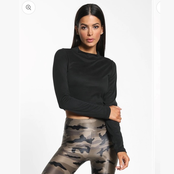 KORAL***Luca Marlow Black Crop Top***$85 NWT - Picture 3 of 12